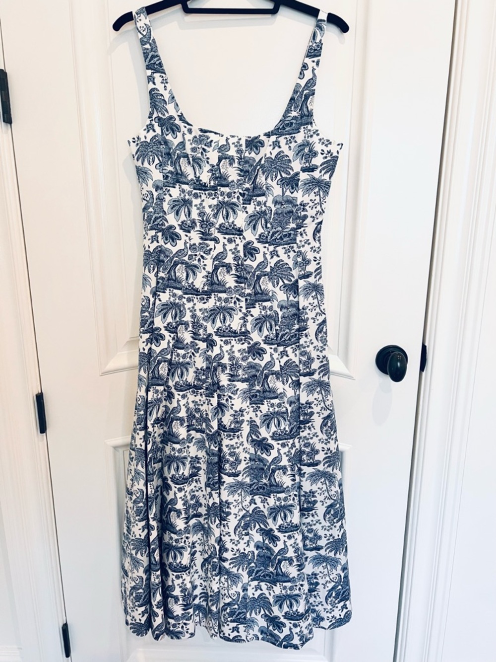 STAUD Wells Fit and Flare Midi Dress - Picture 2 of 4